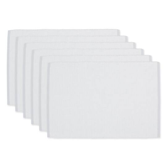 DII® Eco-Friendly Fine Ribbed Placemats